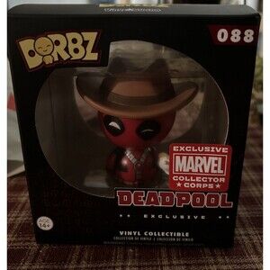 NIP DEADPOOL 3” ORBZ COWBOY HAT & HORSE VINYL SUGAR MARVEL  #88 CORPS EXCLUSIVE